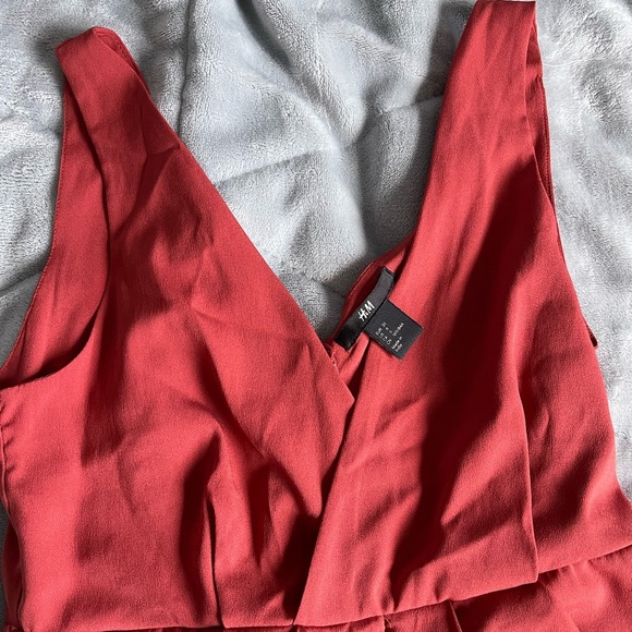 Coral Ruffle Dress - Picture 4 of 4